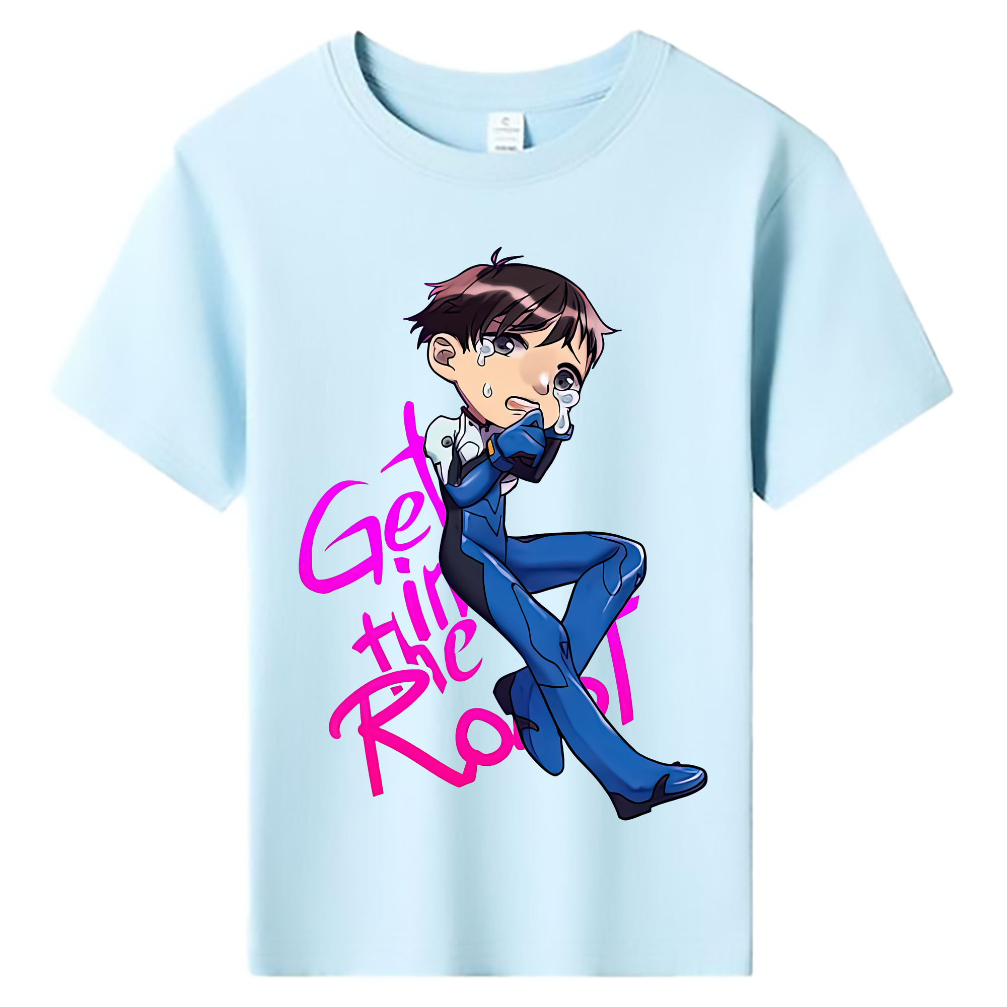 （画像用） EVA 新世紀エヴァンゲリオン 綿100％キッズTシャツ（フロントプリント）
